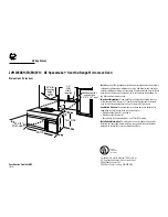 GE Spacemaker JVM1650BH Dimension Manual preview