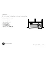 Preview for 3 page of GE Spacemaker JVM1665SNSS Dimensions And Installation Information