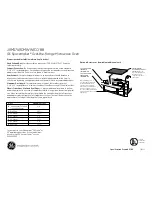 Preview for 2 page of GE Spacemaker JVM1740DM Dimensions And Installation Information