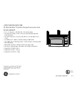 Preview for 3 page of GE Spacemaker JVM1740DM Dimensions And Installation Information