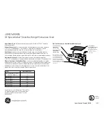 Preview for 2 page of GE Spacemaker JVM1740SMSS Dimensions And Installation Information