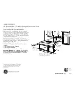 GE Spacemaker JVM1750SMSS Dimensions And Installation Information preview