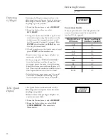 Preview for 24 page of GE Spacemaker JVM2070 Owner'S Manual