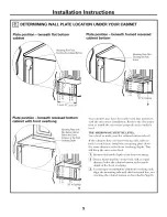 Предварительный просмотр 9 страницы GE Spacemaker PVM2070 Installation Instructions Manual