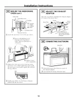 Предварительный просмотр 14 страницы GE Spacemaker PVM2070 Installation Instructions Manual