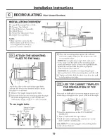 Предварительный просмотр 19 страницы GE Spacemaker PVM2070 Installation Instructions Manual