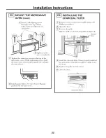 Предварительный просмотр 22 страницы GE Spacemaker PVM2070 Installation Instructions Manual