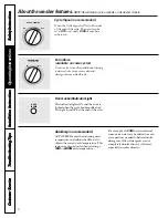 Предварительный просмотр 6 страницы GE Spacemaker WCXH208 Owner'S Manual & Installation Instructions