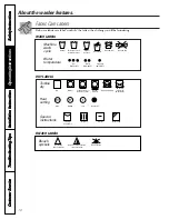 Предварительный просмотр 10 страницы GE Spacemaker WCXH208 Owner'S Manual & Installation Instructions