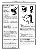 Предварительный просмотр 16 страницы GE Spacemaker WCXH208 Owner'S Manual & Installation Instructions