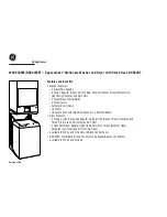 Предварительный просмотр 3 страницы GE Spacemaker WSKS2060T Dimension Manual