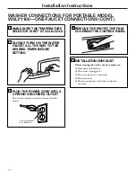 Preview for 14 page of GE Spacemaker WSLS1100H Owner'S Manual & Installation Instructions