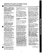 Preview for 3 page of GE Spacemaker WSM2000H Use And Care Manual