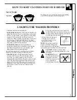 Preview for 7 page of GE Spacemaker WSM2700 Use And Care Manual