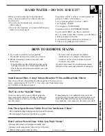 Preview for 13 page of GE Spacemaker WSM2700 Use And Care Manual