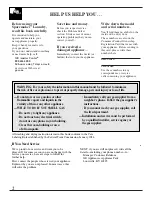 Preview for 2 page of GE Spacemaker WSM2700H Use And Care Manual