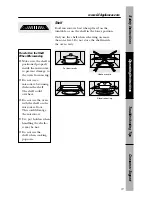 Предварительный просмотр 31 страницы GE Spacemaker XL JVM1840 Owner'S Manual