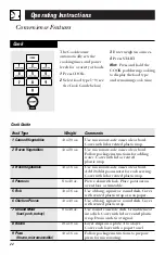 Preview for 22 page of GE SpacemakerXL EMO3000CWW Owner'S Manual