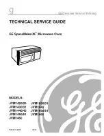 GE SpaceMakerXL JMV1420 Technical Service Manual preview