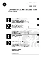 Preview for 1 page of GE SpacemakerXL JVM1320 Owner'S Manual