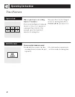 Preview for 20 page of GE SpacemakerXL JVM1320 Owner'S Manual