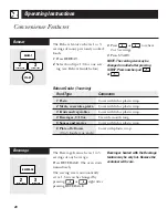 Preview for 26 page of GE SpacemakerXL JVM1320 Owner'S Manual