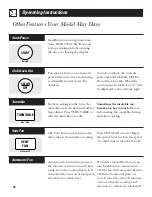 Preview for 32 page of GE SpacemakerXL JVM1320 Owner'S Manual