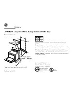 GE Spectra JBP35ED Specification Manual preview