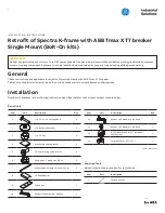 GE Spectra K-frame Installation Instructions preview