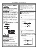 Предварительный просмотр 11 страницы GE SpeedCook PSB9240DF Installation Instructions Manual