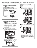 Preview for 14 page of GE SpeedCook PSB9240DF Installation Instructions Manual