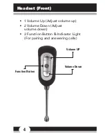 Предварительный просмотр 4 страницы GE Sport Headset 86711 User Manual