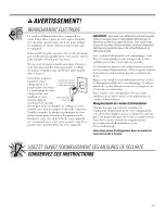 Preview for 41 page of GE SSL27RGRABS and Owner'S Manual And Installation