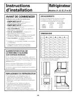 Preview for 63 page of GE SSL27RGRABS and Owner'S Manual And Installation