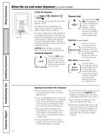 Preview for 12 page of GE SSL27RGTEBS and Owner'S Manual And Installation