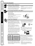 Preview for 10 page of GE Standard Tub Portable Dishwasher Owner'S Manual