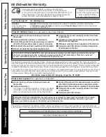 Preview for 16 page of GE Standard Tub Portable Dishwasher Owner'S Manual