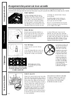 Preview for 34 page of GE Standard Tub Portable Dishwasher Owner'S Manual