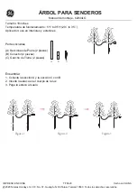 Предварительный просмотр 2 страницы GE StayBright TREE PATHWAY Assembly Manual