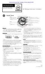 GE SunSmart 15079 Instructions preview