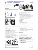 Предварительный просмотр 3 страницы GE SunSmart 15312 Programming Instructions