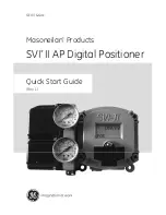 GE SVI II AP-2 Quick Start Manual preview