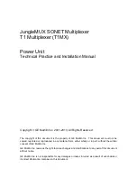 Preview for 2 page of GE T1 Multiplexer Installation Manual