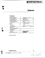 GE TA10 Use And Care Manual preview