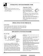 Preview for 4 page of GE TAX6 Use And Care Manual