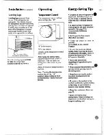 Preview for 4 page of GE TB11S Use And Care Manual