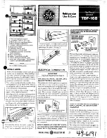 GE TBF-16B Use & Care Manual preview