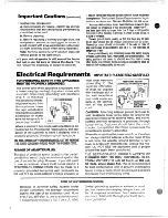 Preview for 4 page of GE TBF16 User Manual