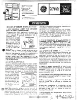 Предварительный просмотр 1 страницы GE TBF18ZW Use & Care