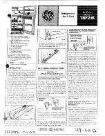 GE TBF21K Use & Care Manual preview